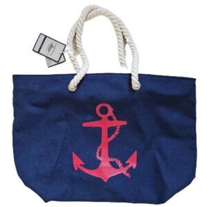 New! Blue Nautical Tote Bag